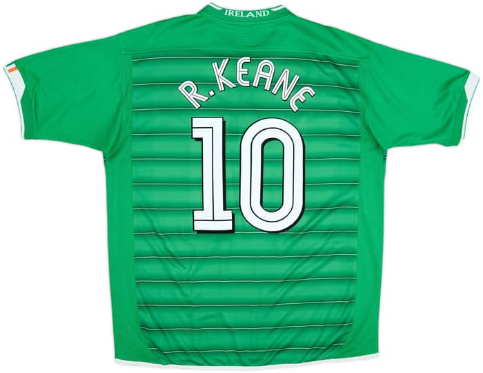2003-04 Ireland Home Shirt R.Keane #10 - 6/10 - (XL)