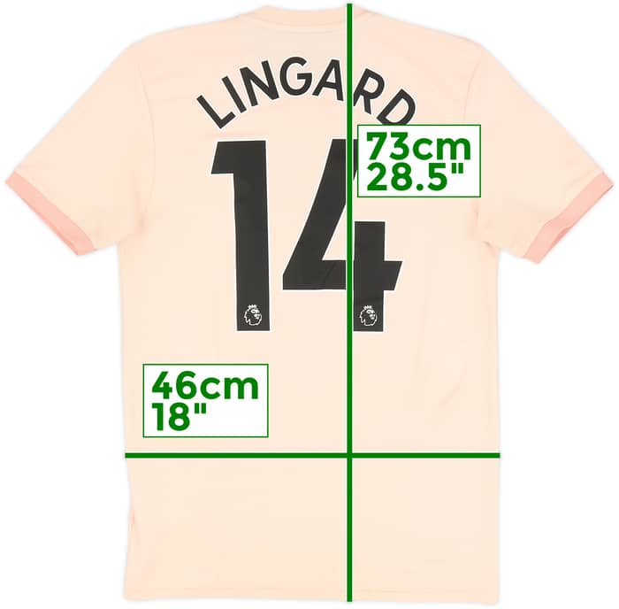 2018-19 Manchester United Away Shirt Lingard #14 - 7/10 - (S)