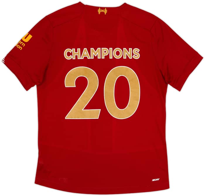 2019-20 Liverpool Home Shirt Champions #20 - 8/10 - (S)