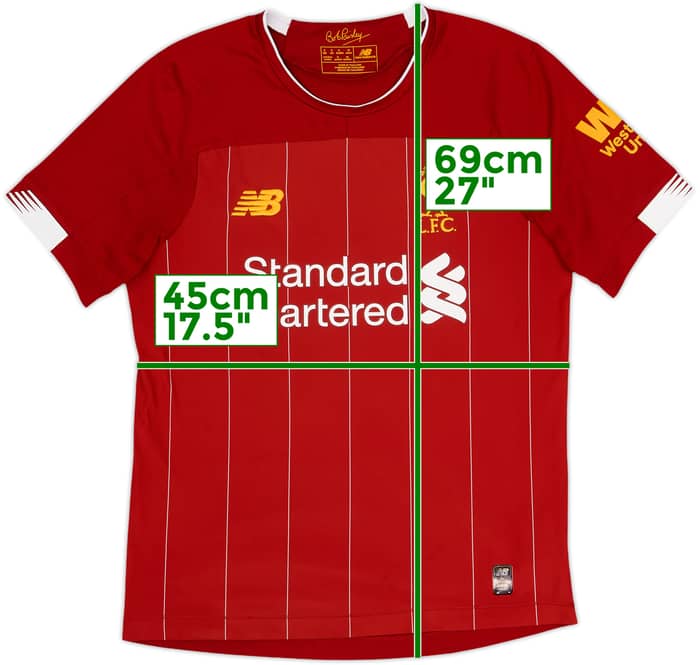 2019-20 Liverpool Home Shirt Champions #20 - 8/10 - (S)