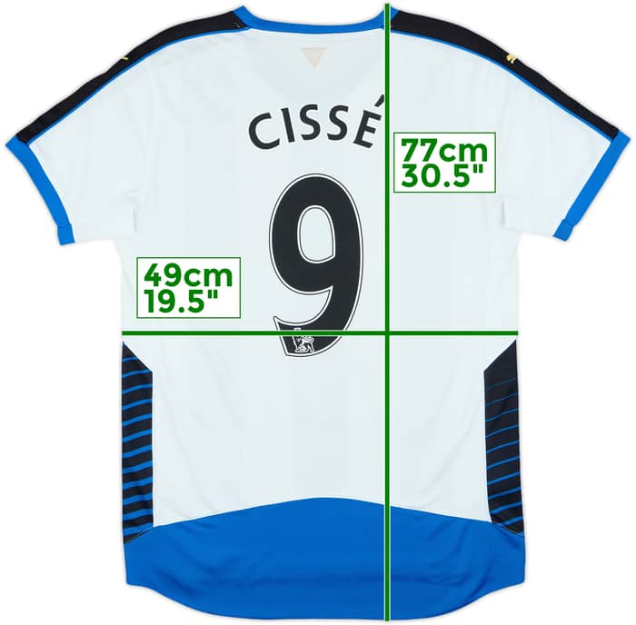 2015-16 Newcastle Home Shirt Cisse #9 - 6/10 - (M)