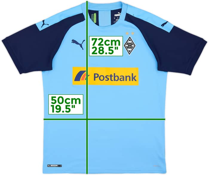 2019-20 Borussia Monchengladbach Away Shirt - 7/10 - (M)