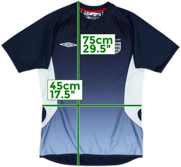 2004-06 England Umbro Training Shirt - 7/10 - (S)