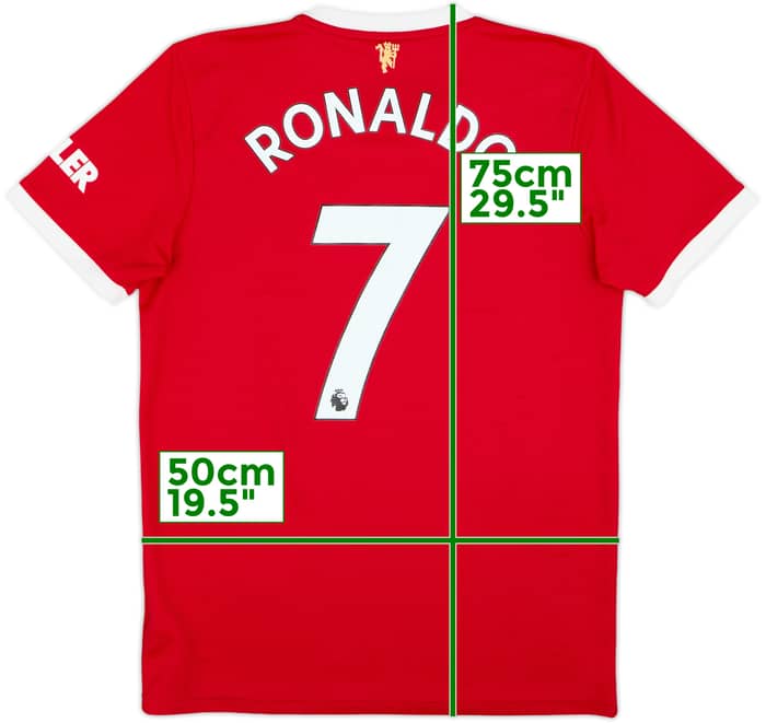 2021-22 Manchester United Home Shirt Ronaldo #7 - 7/10 - (M)