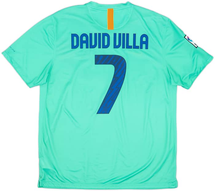 2010-11 Barcelona Away Shirt David Villa #7 - 6/10 - (XL)