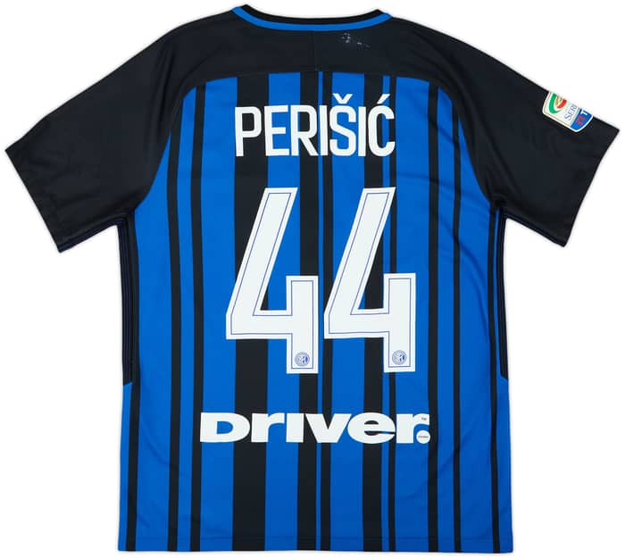 2017-18 Inter Milan Home Shirt Perisic #44 - 5/10 - (M)