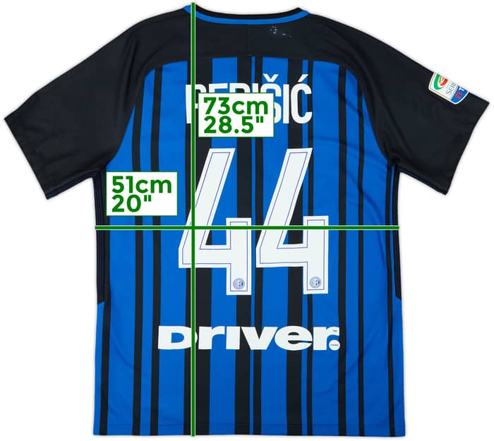 2017-18 Inter Milan Home Shirt Perisic #44 - 5/10 - (M)