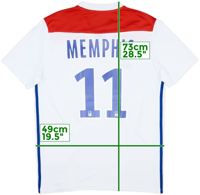Camiseta de local del Lyon 2018-19 Memphis #11 - 9/10 - (M)