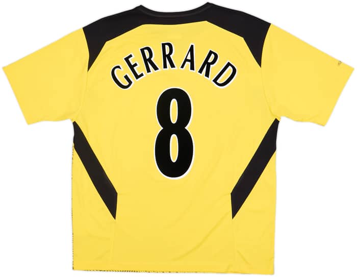 2004-06 Liverpool Away Shirt Gerrard #8 - 7/10 - (L)