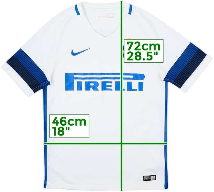 2016-17 Inter Milan Away Shirt - 7/10 - (S)