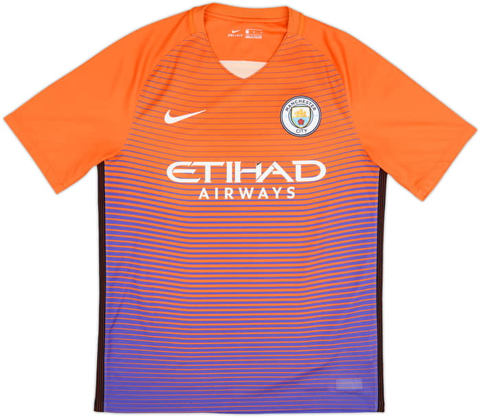 2016-17 Manchester City Third Shirt Kun Aguero #10 - 5/10 - (M)