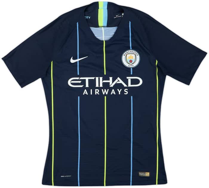 2018-19 Manchester City Authentic Away Shirt Kun Aguero #10 - 10/10 - (M)