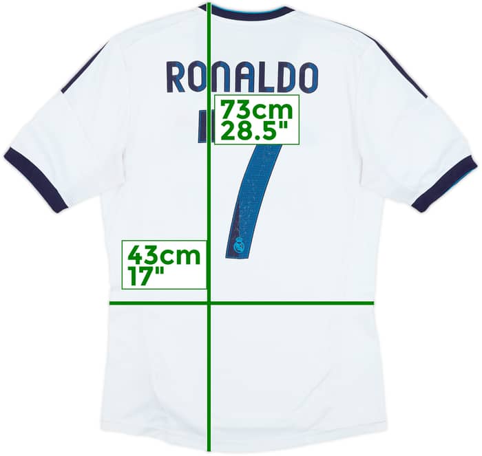 2012-13 Real Madrid Home Shirt Ronaldo #7 - 6/10 - (S)