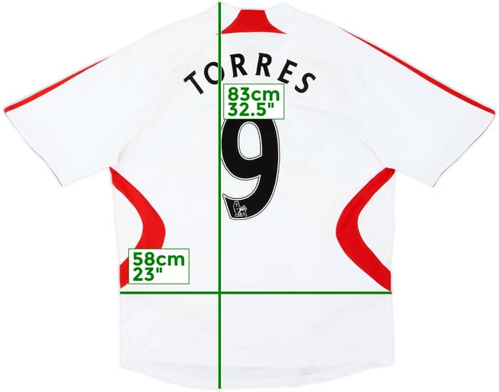 2007-08 Liverpool Away Shirt Torres #9 - 5/10 - (XL)