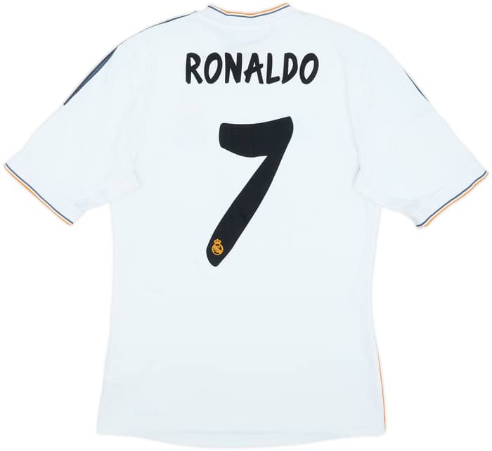 2013-14 Real Madrid Home Shirt Ronaldo #7 - 6/10 - (S)
