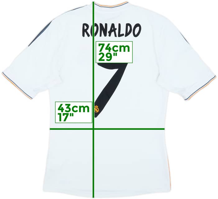 2013-14 Real Madrid Home Shirt Ronaldo #7 - 6/10 - (S)