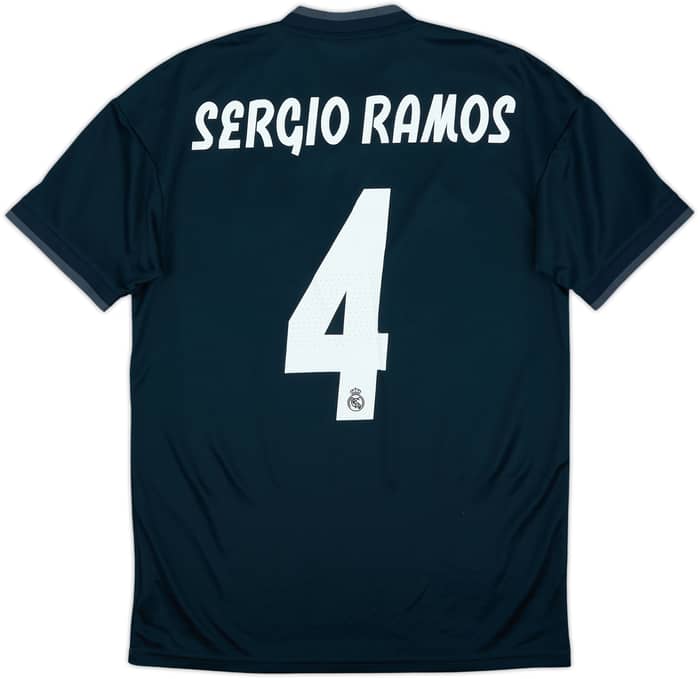 Camiseta de visitante del Real Madrid 2018-19 Sergio Ramos #4 (S)