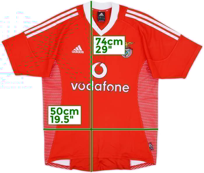 2002-03 Benfica Home Shirt - 6/10 - (S)