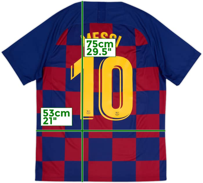 2019-20 Barcelona Local Camiseta Messi #10 - 9/10 - (L)