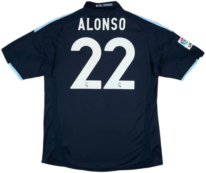 2009-10 Real Madrid Away Shirt Alonso #22 - 6/10 - (L)