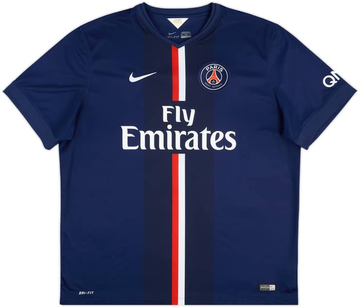 2014-15 Paris Saint-Germain Home Shirt Ibrahimovic #10 - 6/10 - (XXL)