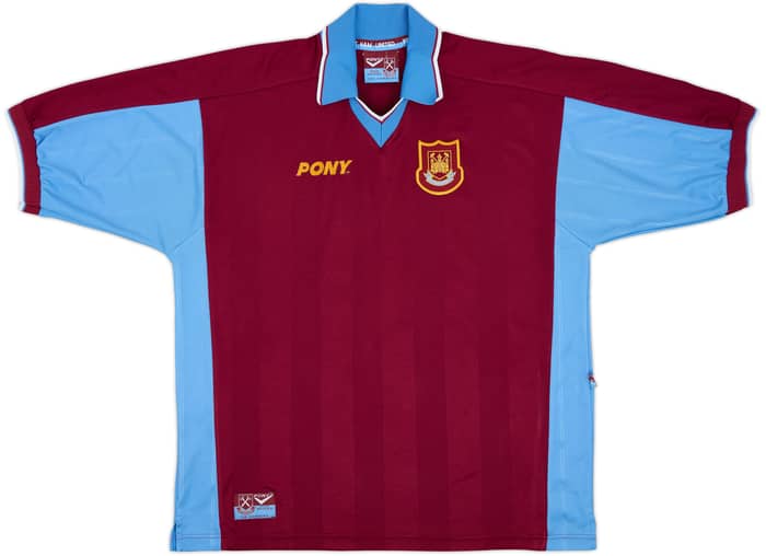 1997-98 West Ham Home Shirt Lampard#18 - 9/10 - (XL)