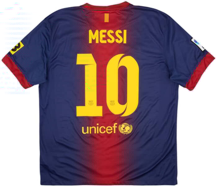 2012-13 Barcelona Local Camiseta Messi #10 - 6/10 - (L)