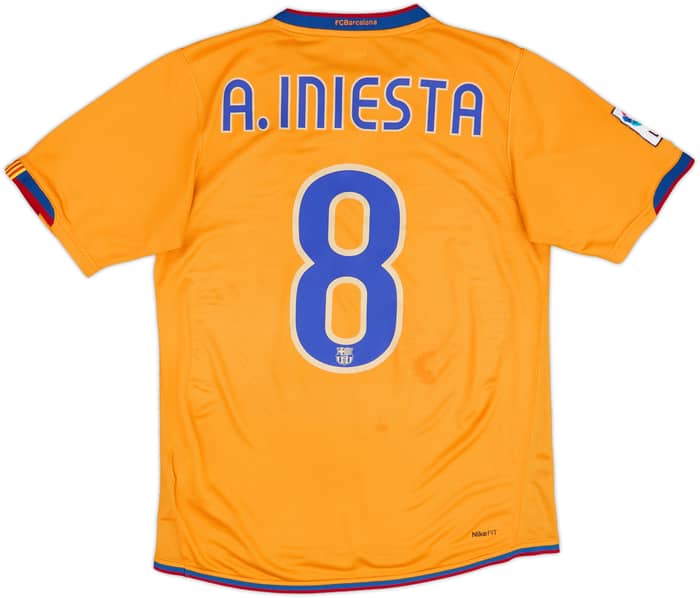 2007-08 Barcelona Third Shirt A.Iniesta #8 - 5/10 - (S)