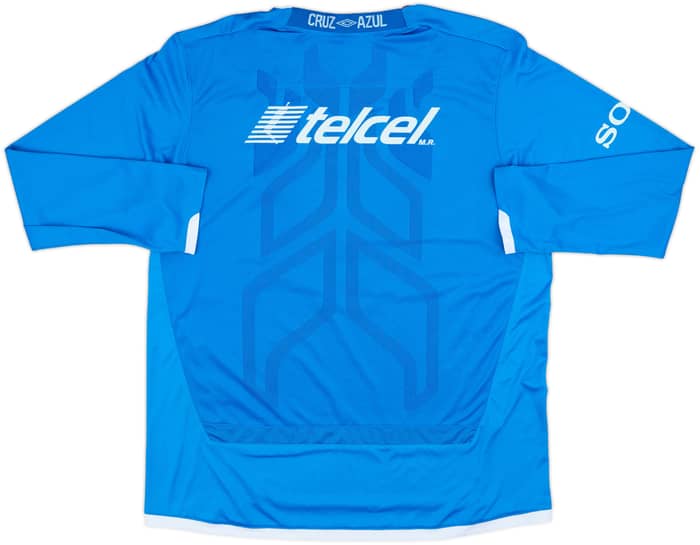2009-10 Cruz Azul Home L/S Shirt - 8/10 - (L)