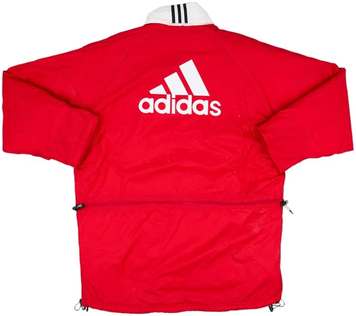 1998-00 Stuttgart adidas Padded Bench Coat - 6/10 - (L)