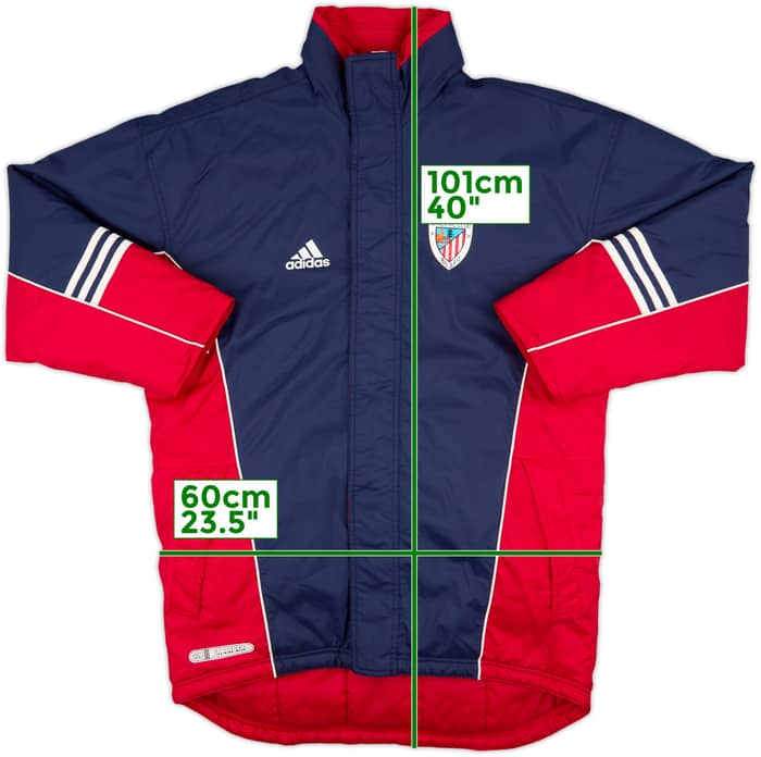 1999-00 Athletic Bilbao adidas Padded Bench Coat - 8/10 - (M)