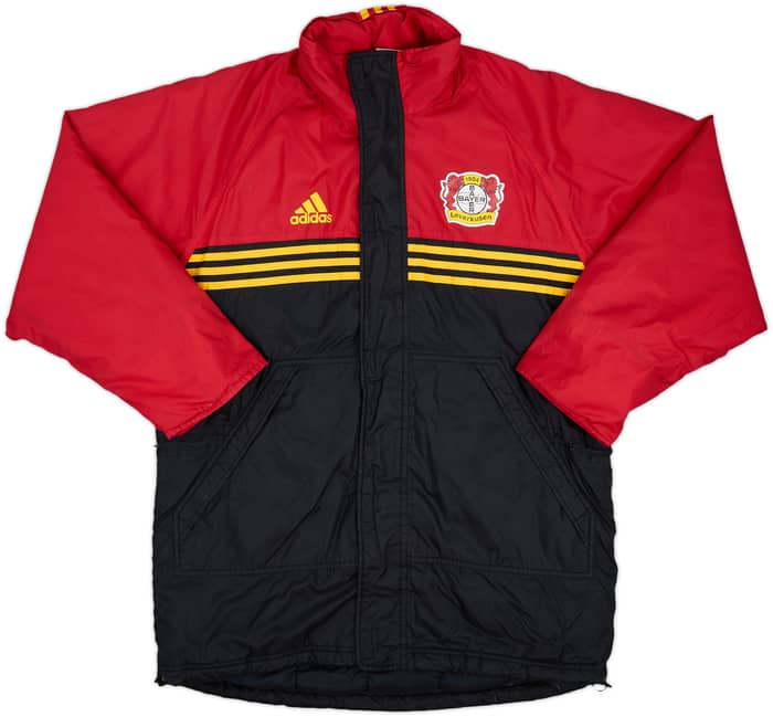 1998-99 Bayer Leverkusen adidas Padded Bench Coat - 5/10 - (M/L)