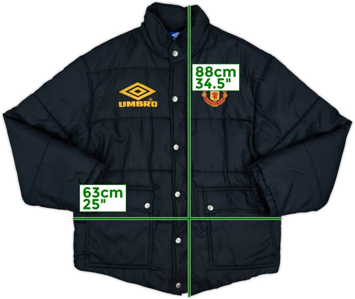 1994-96 Manchester United Umbro Padded Bench Coat - 9/10 - (L)