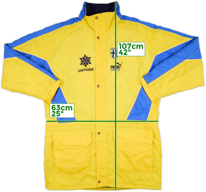 1995-97 Parma Puma Padded Bench Coat - 8/10 - (XL)