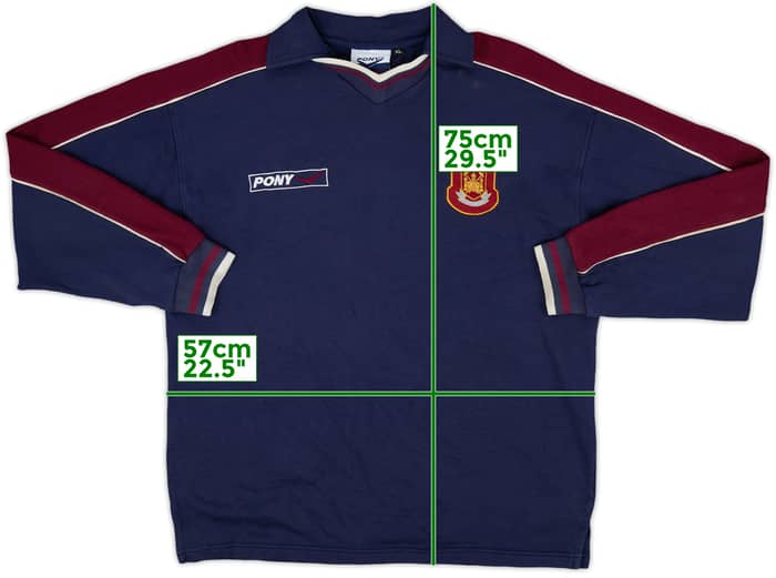 1997-98 West Ham Pony Sweat Top - 7/10 - (XL)