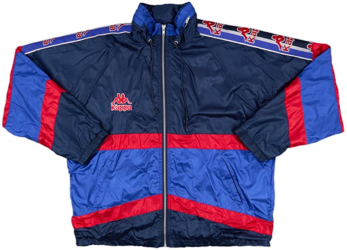 1995-97 Barcelona Kappa Hooded Rain Jacket - 8/10 - (XL)