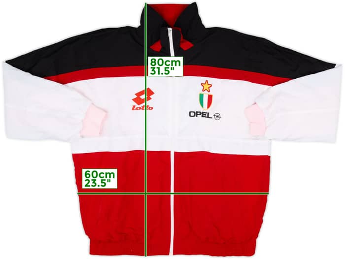 1994-95 AC Milan Lotto Track Jacket - 7/10 - (XXL)