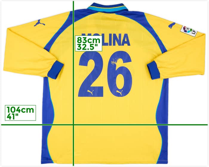 2000-01 Las Palmas Home L/S Shirt Molina #26 - 5/10 - (XL)