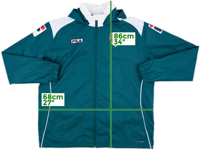 2013-14 Morecambe Fila Hooded Rain Jacket - 7/10 - (XXL)