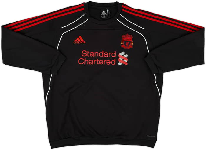 2010-11 Liverpool adidas Sweat Top - 8/10 - (XL)