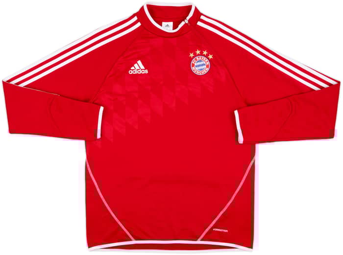2013-14 Bayern Munich adidas 1/4 Zip Drill Top - 8/10 - (L)