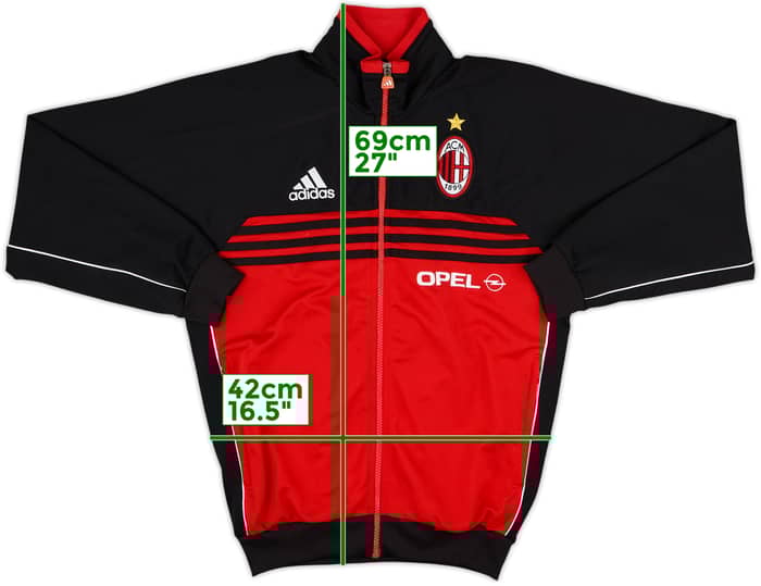1998-99 AC Milan adidas Track Jacket - 9/10 - (L.Boys)