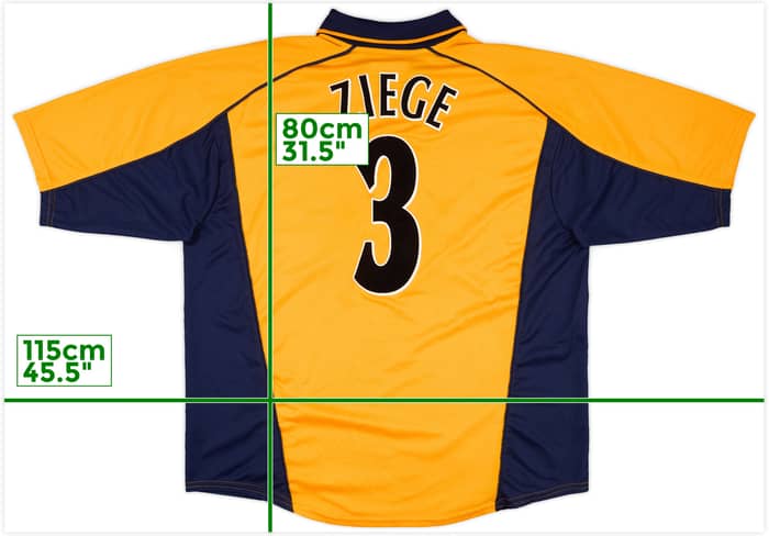 2000-01 Liverpool Match Issue UEFA Cup Away Shirt Ziege #3