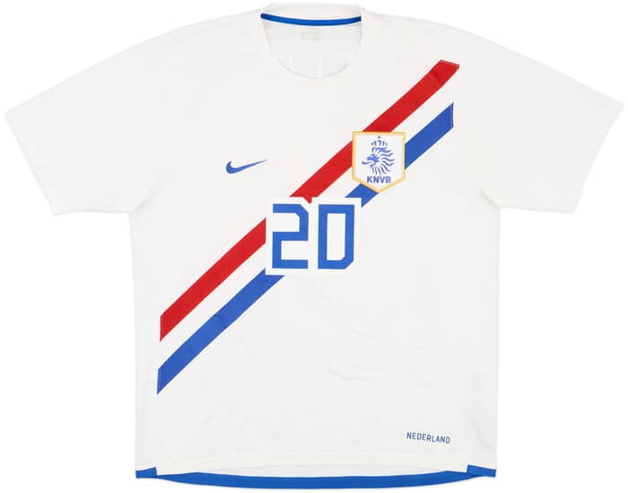 2006-08 Netherlands Away Shirt Sneijder #20 - 7/10 - (L)