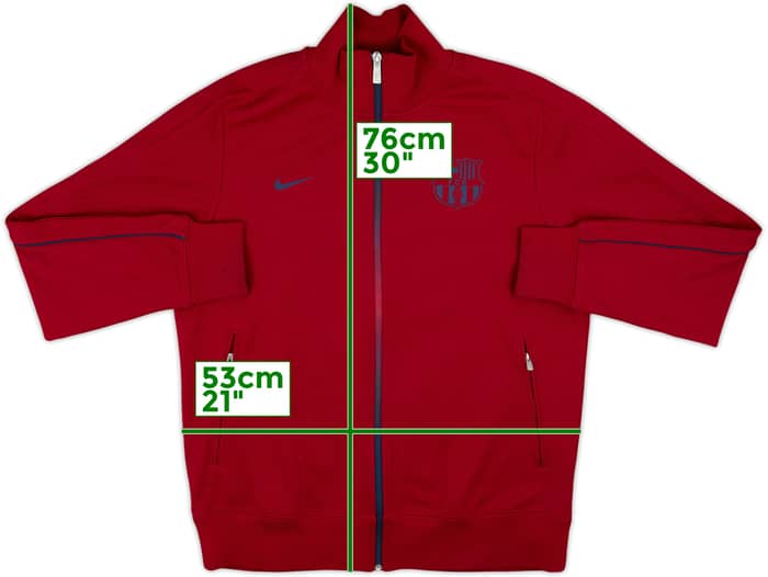 2012-13 Barcelona Nike Chaqueta de chándal - 8/10 - (L)