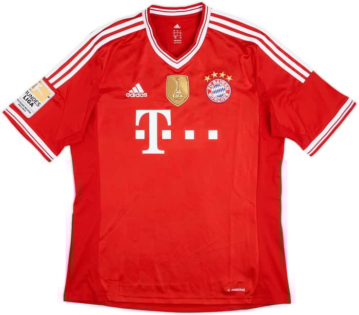 2013-14 Bayern Munich Home Shirt Dante #4 - 8/10 - (L)