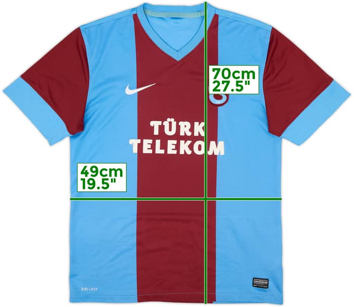 2013-14 Trabzonspor Home Shirt - 6/10 - (M)