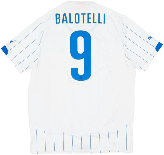 2014-15 Italy Away Shirt Balotelli #9 - 6/10 - (XL)