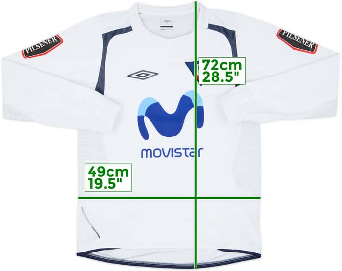 2006 LDU Quito Home L/S Shirt - 5/10 - (M)