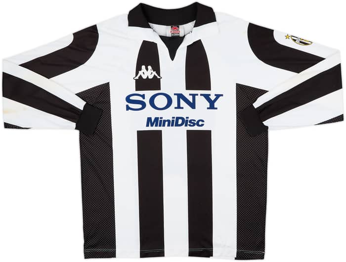 1997-98 Juventus Centenary Basic Home L/S Shirt Zidane #21 - 7/10 - (XL)